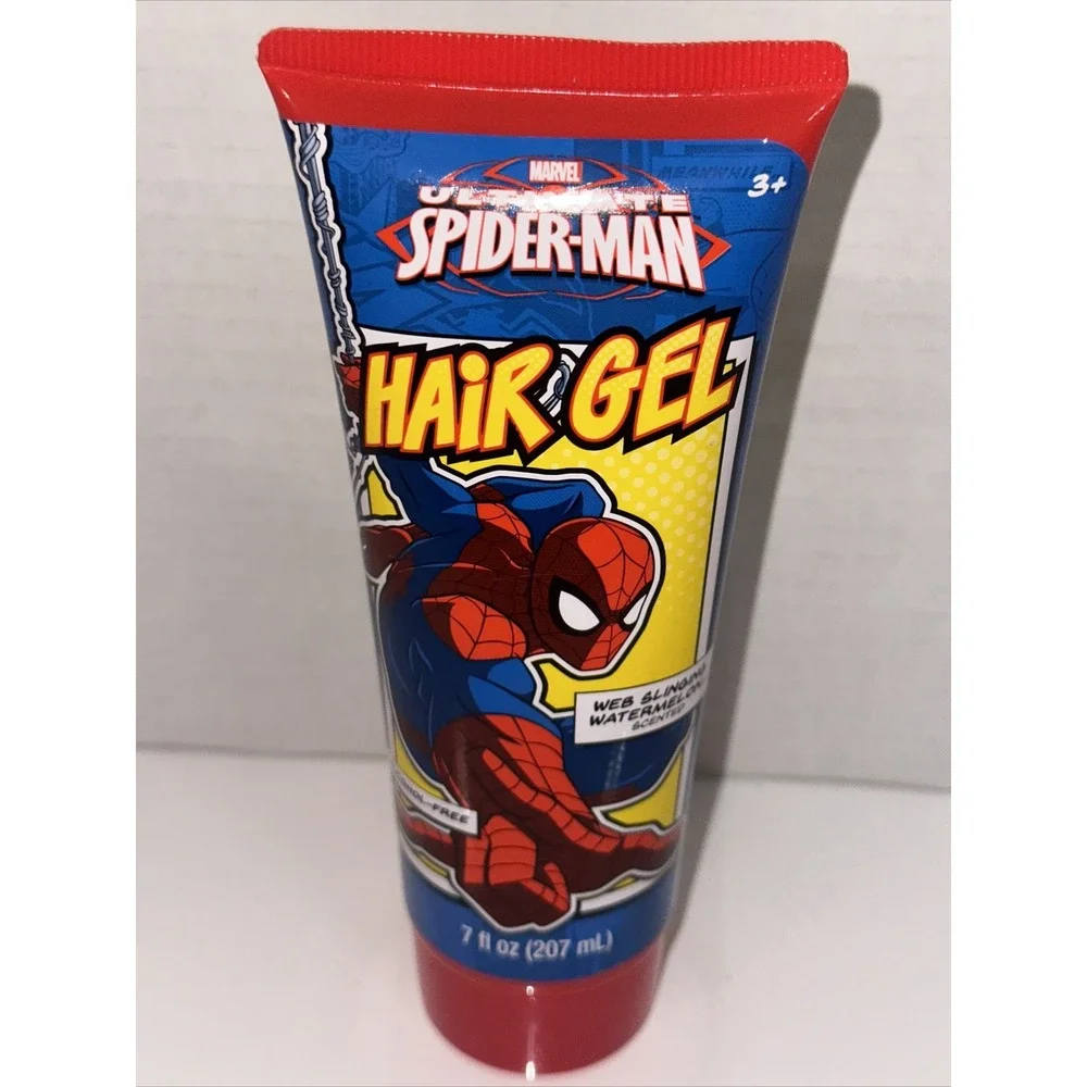 Marvel Ultimate Spider-Man Hair Gel Watermelon Scent Alcohol-Free 7oz Tube